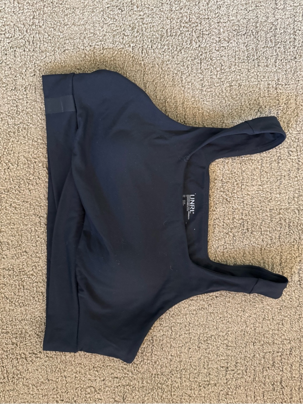 UNRL Black Sports Bra - Supportive Women's Activewear